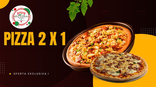 Promoción 2x1 en pizzas Davota